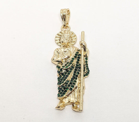 Plated Saint Jude Thaddaeus Pendant