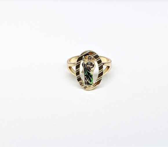 Plated Saint Jude Ring*