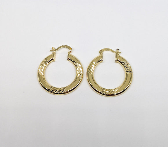 Plated Hoop Earring