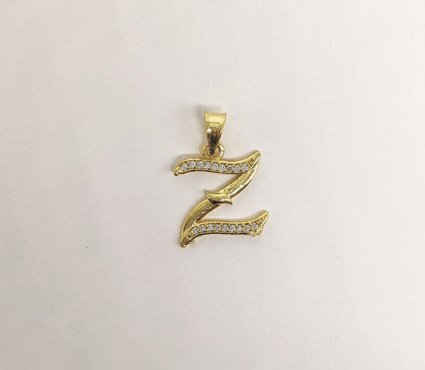 Plated Letter "Z" Pendant