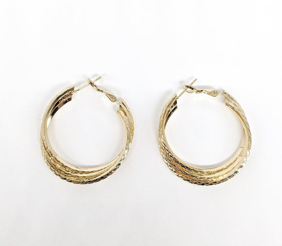 Plated Hoop Earring