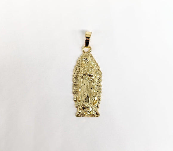 Plated Virgin Mary Pendant