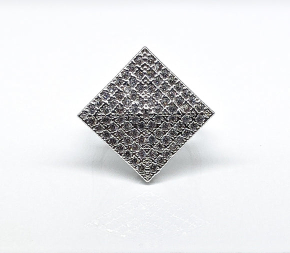 Rhodium Plated Ring