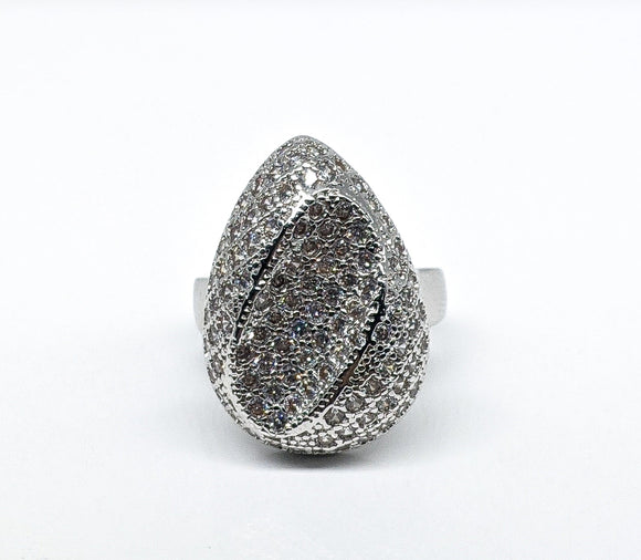 Rhodium Plated Ring