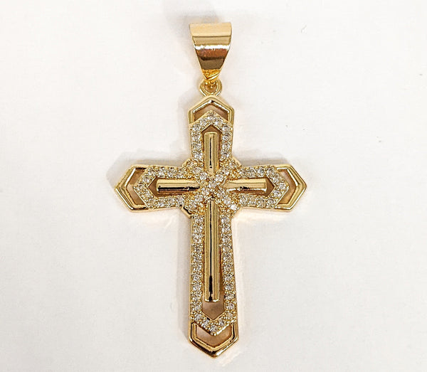 Plated Cross Pendant