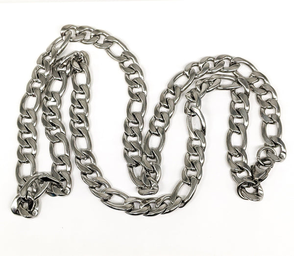 Stainless Steel Thick Figaro Chain