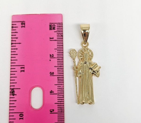 Plated Saint Benedict Pendant