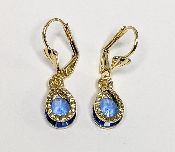 Plated Elegant Stone Earring