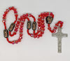 Oversized Red Virgin Mary Rosary