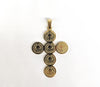 Stainless Steel Saint Benedict Cross Pendant*