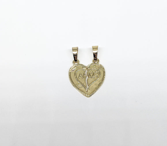 Plated Heart Pendant