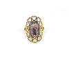 Plated Tri-Color Virgin Mary Ring