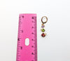 Plated Multi Color Stone Earring