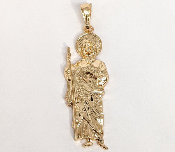 Plated Saint Jude Thaddaeus Pendant