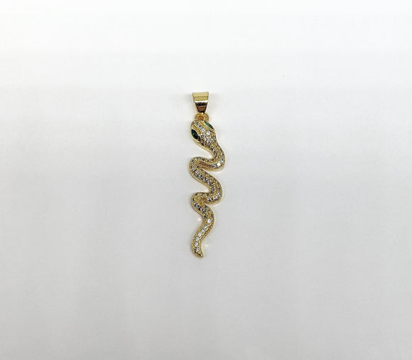 Plated Snake Pendant