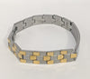 Stainless Steel Silver/Gold Men Watch Band Style Bracelet