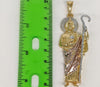 Plated Multicolor Saint Jude Thaddaeus Pendant