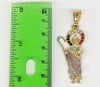 Plated Multicolor Saint Jude Thaddaeus Pendant