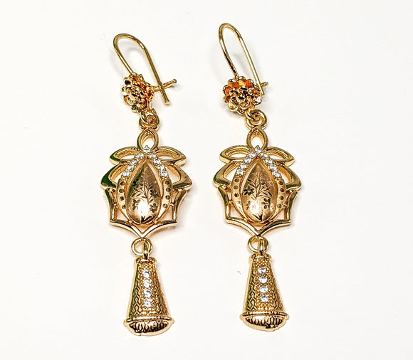 Plated Elegant Dangle/Drop Earring