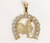 Plated Rooster Pendant