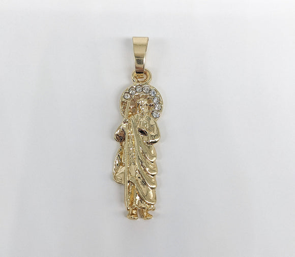 Plated Saint Jude Pendant