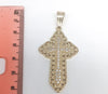 Plated Cross Pendant and Figaro Chain Set