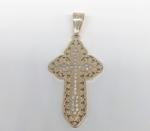 Plated Cross Pendant