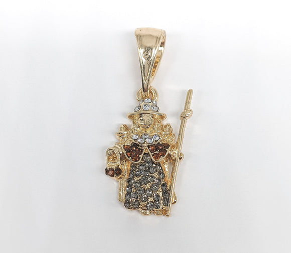 Plated Holy Infant of Atocha Pendant