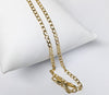 Plated Virgin Mary 3mm Cuban Chain Necklace*