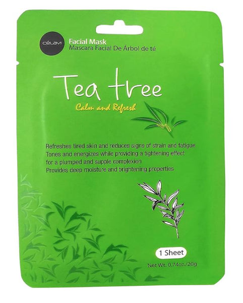 Tea Tree Celavi Face Mask