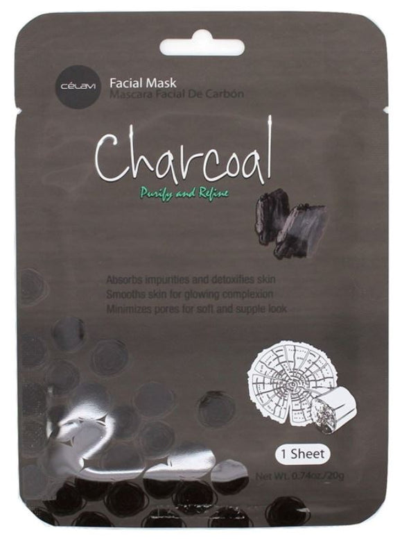 Charcoal Celavi Face Mask