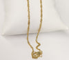 14K Gold Plated Twist Chain